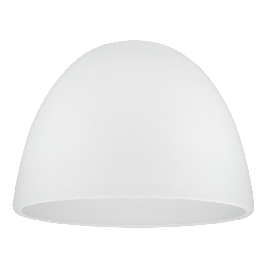 Náhradné sklo k lustru E27 pr. 18 cm biela