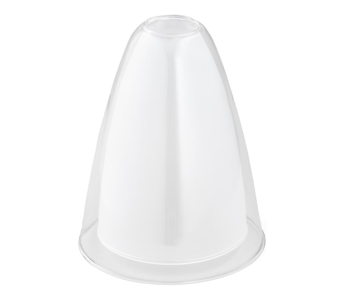 Náhradné sklo k lustru E27 pr. 18 cm číra