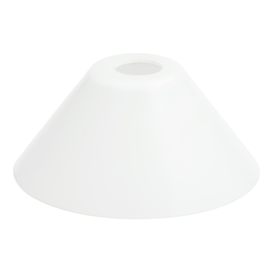 Náhradné sklo k lustru E27 pr. 22 cm biela