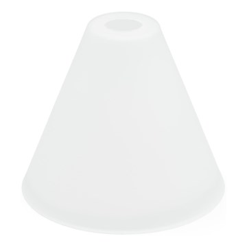 Náhradné sklo k lustru E27 pr. 23 cm biela