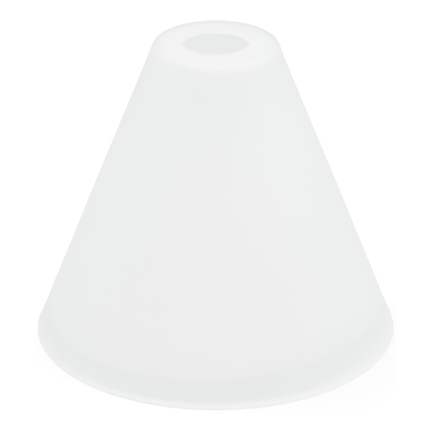 Náhradné sklo k lustru E27 pr. 23 cm biela