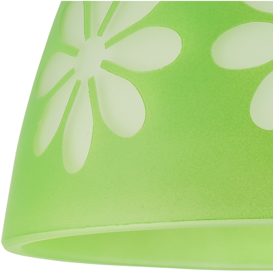 Náhradné sklo k lustru GARDEN E27 pr. 23 cm zelená