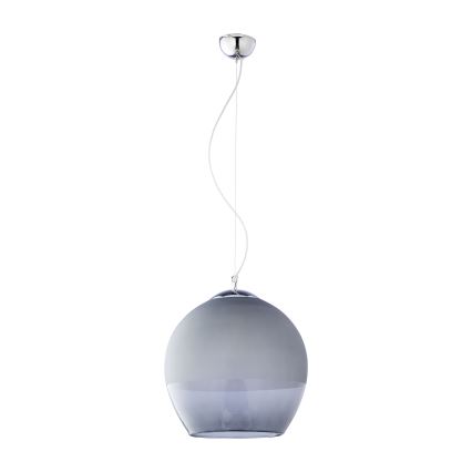 Náhradné sklo k lustru KULA E27 pr. 38 cm dymovo-sivé