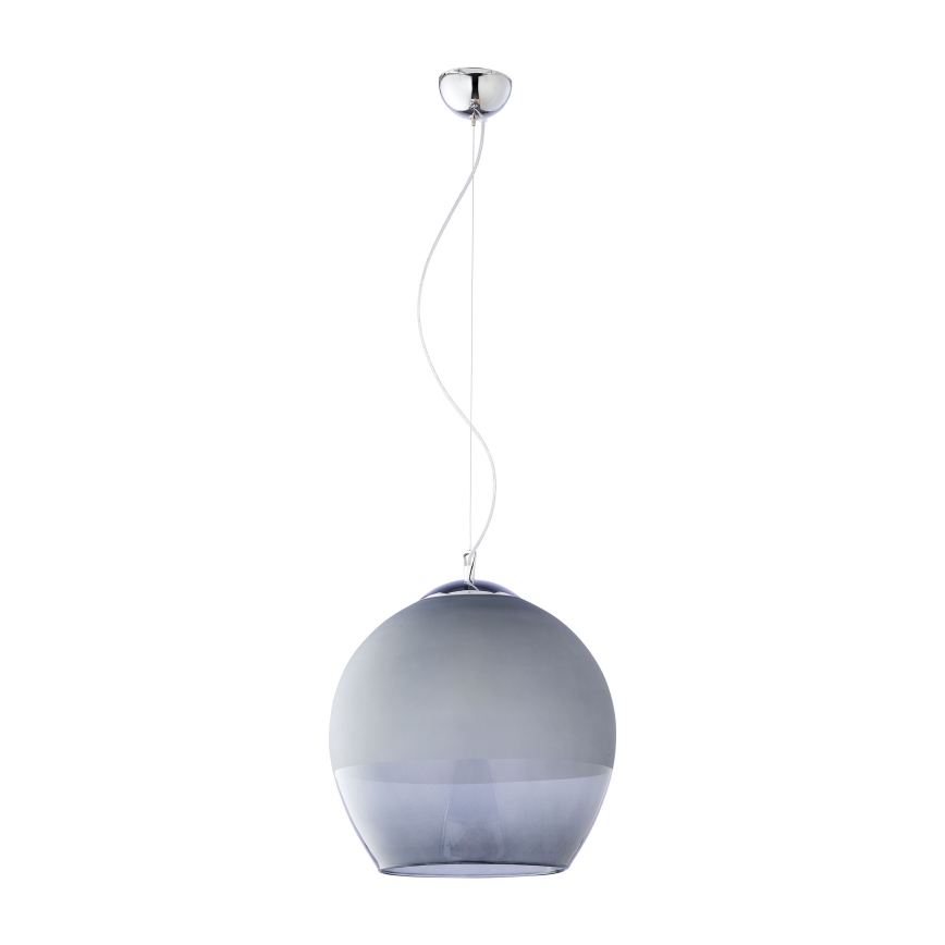 Náhradné sklo k lustru KULA E27 pr. 38 cm dymovo-sivé