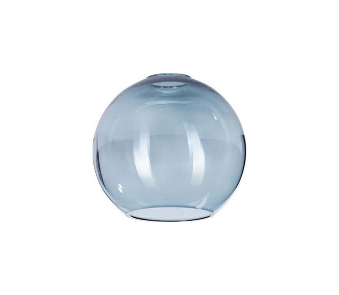 Náhradné sklo k lustru KULA E27, priemer 18 cm, dymovo-modré 5901780575120