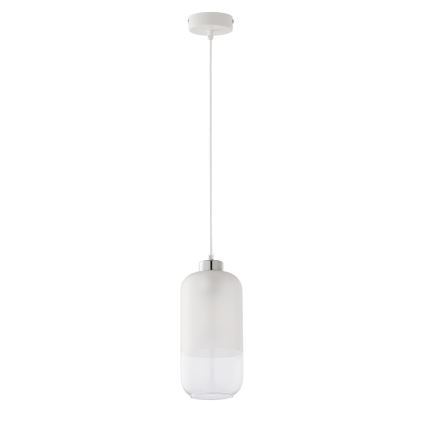 Náhradné sklo k lustru MARCO E27, priemer 14 cm, číre/biele