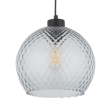 Náhradné sklo pre luster a nástenné svietidlo DEVON E27, priemer 25 cm, dymovo-sivé