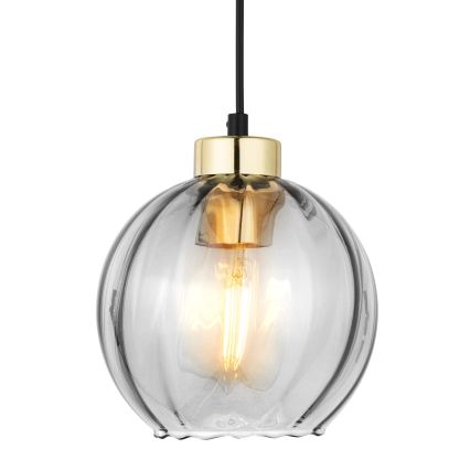 Náhradné sklo pre luster DEVI E27, priemer 18 cm, číre