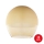 Náhradné sklo pre luster KULA E27, priemer 38 cm, dymovo-béžové