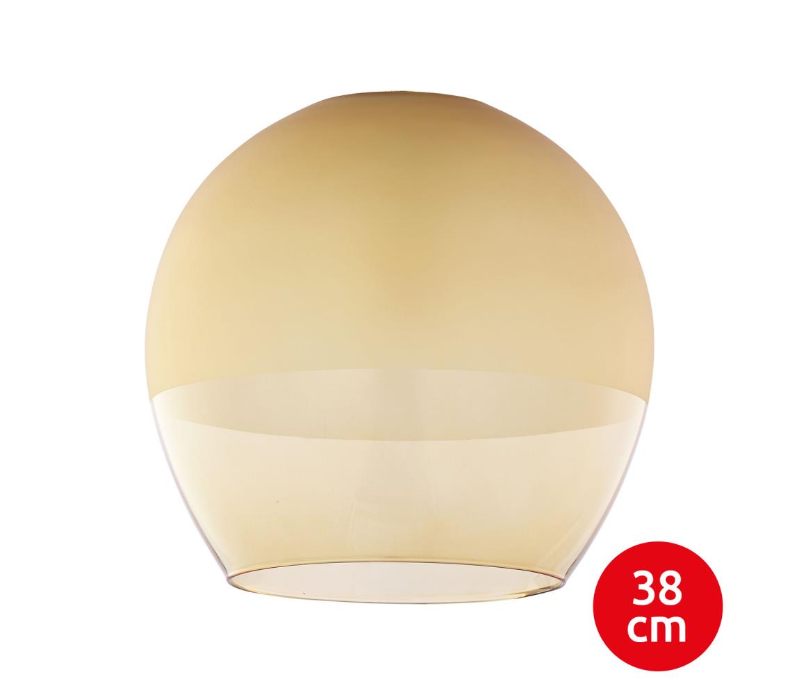 Náhradné sklo pre luster KULA E27, priemer 38 cm, dymovo-béžové 7771