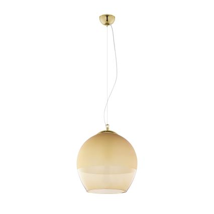 Náhradné sklo pre luster KULA E27, priemer 38 cm, dymovo-béžové