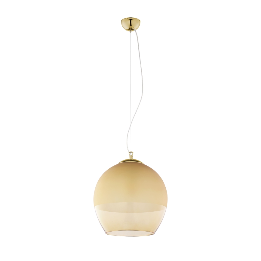 Náhradné sklo pre luster KULA E27, priemer 38 cm, dymovo-béžové