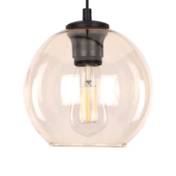 Náhradné sklo pre luster POBO G9, priemer 14 cm, dymovo-béžové