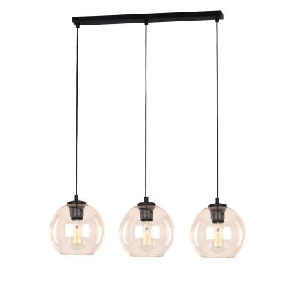 Náhradné sklo pre luster POBO G9, priemer 14 cm, dymovo-béžové