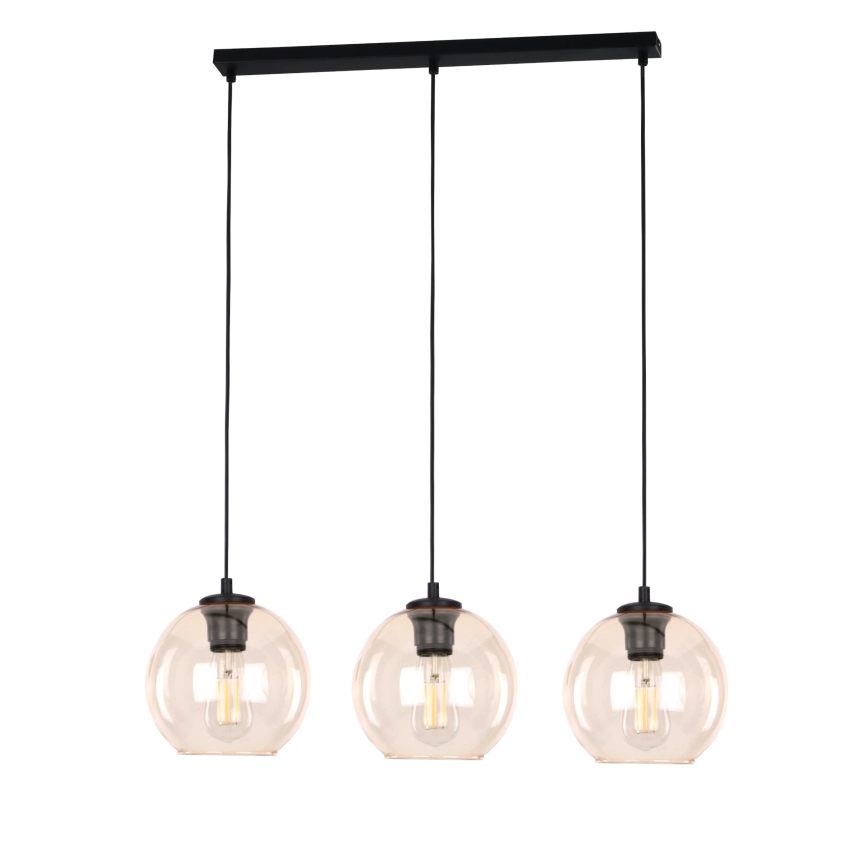 Náhradné sklo pre luster POBO G9, priemer 14 cm, dymovo-béžové