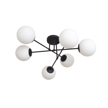 Náhradné sklo univerzálne MOON E27 pr. 16 cm biele