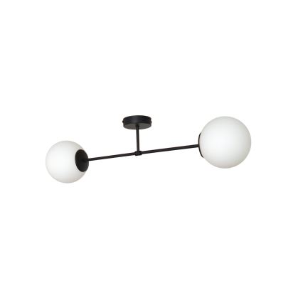 Náhradné sklo univerzálne MOON E27 pr. 16 cm biele