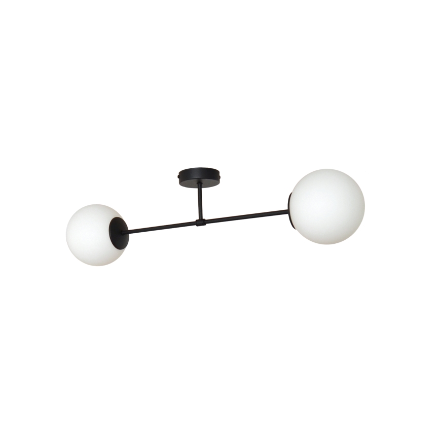 Náhradné sklo univerzálne MOON E27 pr. 16 cm biele