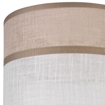 Náhradné tienidlo k lustru, stolnej lampe a nástennému svietidlu ANDREA E27 pr. 16 cm béžová/šedá