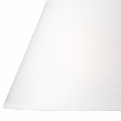 Náhradné tienidlo k stolnej lampe JUTA E27 pr. 19 cm biela