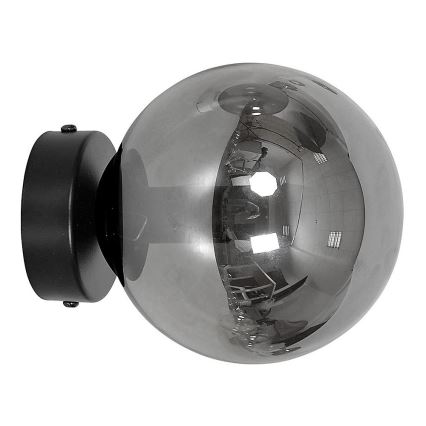 Náhradné tienidlo k lustru a nástennému svietidlu ROSSI pr. 14 cm šedá/dymová