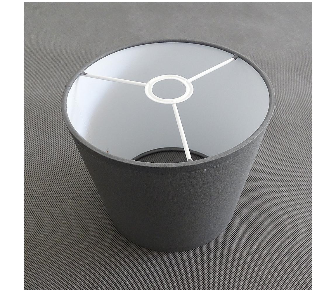 Náhradné tienidlo k lustru PICO E14, priemer 18 cm, sivé 9958
