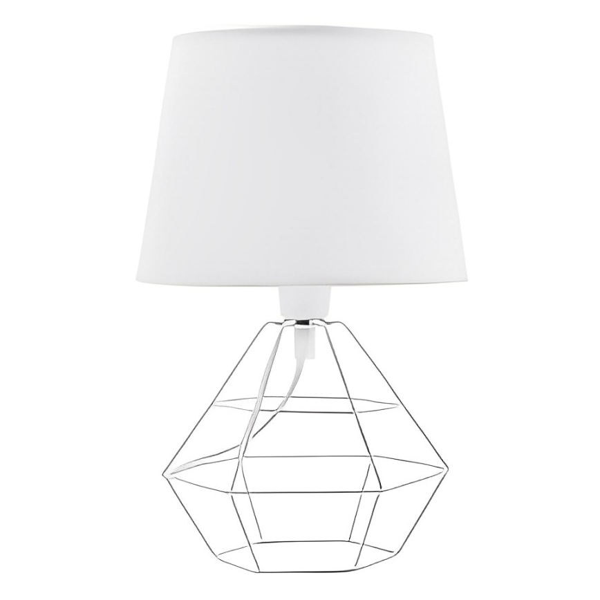 Náhradné tienidlo k stolnej lampe DIAMOND E27 biela