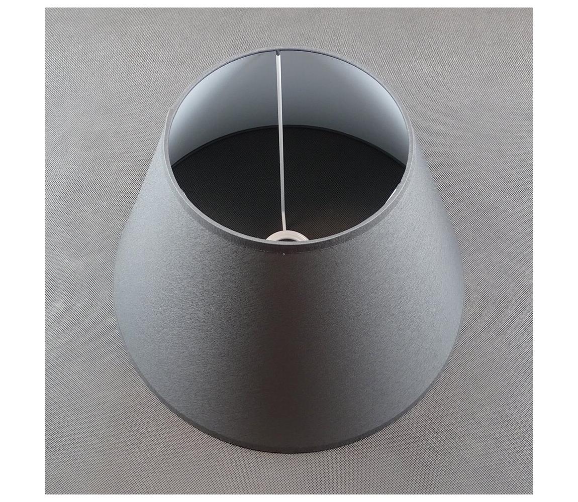 Náhradné tienidlo k stolovej lampe E27 24x40 cm sivé 8352