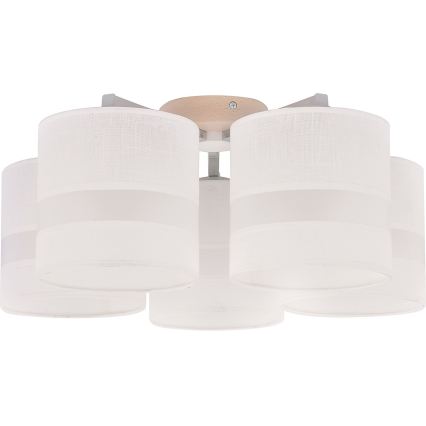 Náhradné tienidlo ku stropnému a nástennému svietidlu ROXY E27, priemer 16 cm, biele