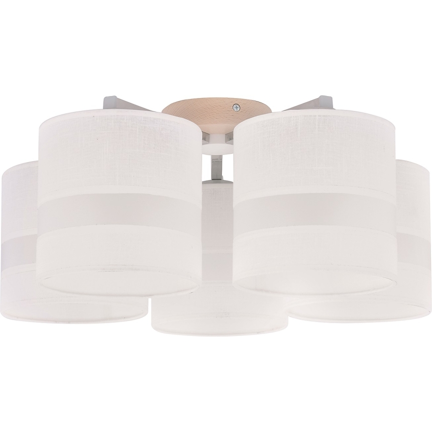 Náhradné tienidlo ku stropnému a nástennému svietidlu ROXY E27, priemer 16 cm, biele