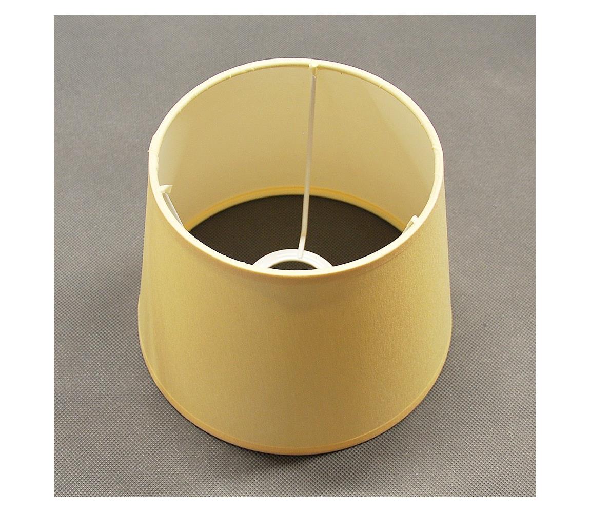 Náhradné tienidlo pre stolnú lampu QUEEN E27, priemer 19,5 cm, žlté 8848