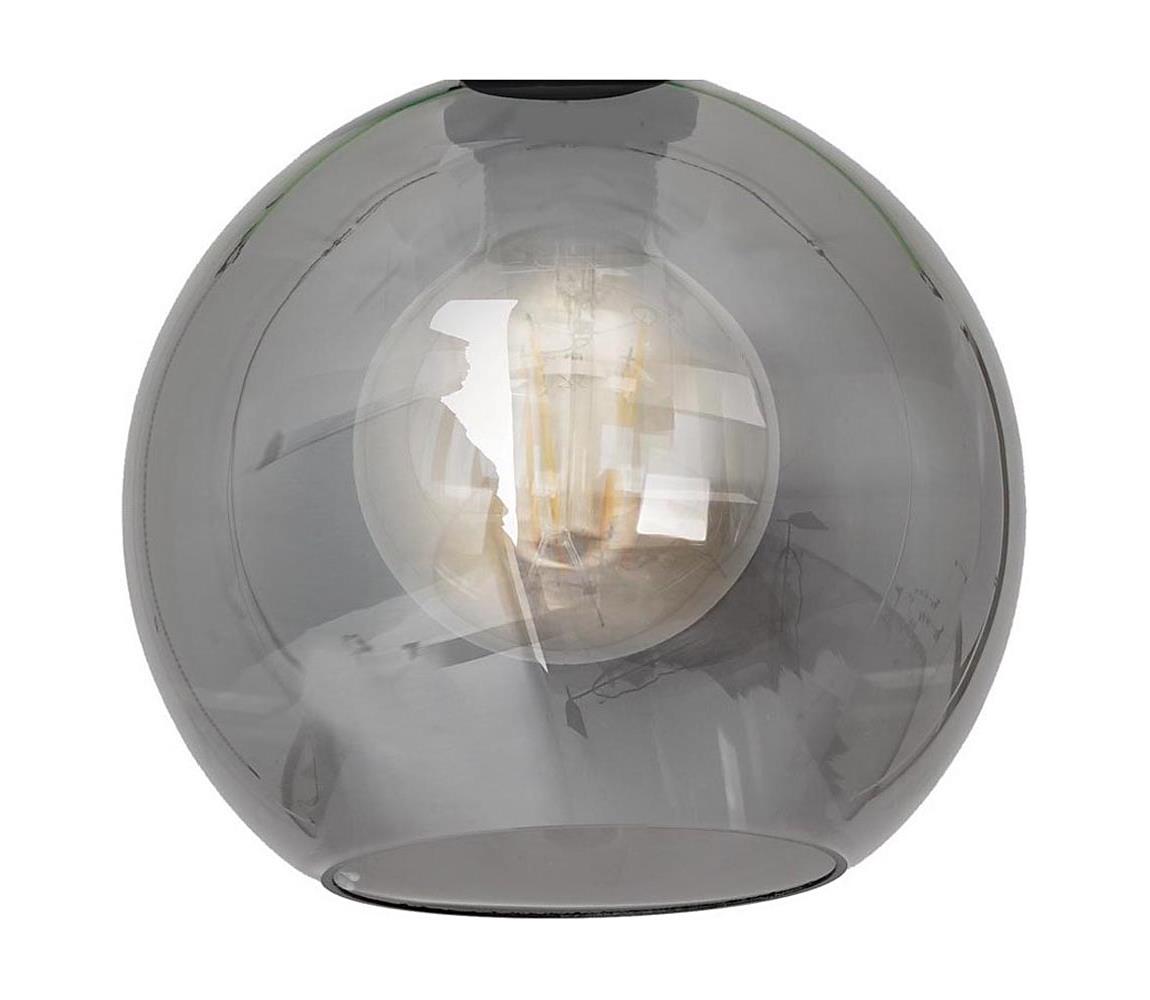 Náhradné univerzálne sklo SOFIA E27, priemer 20 cm, dymovo-čierne PLM854