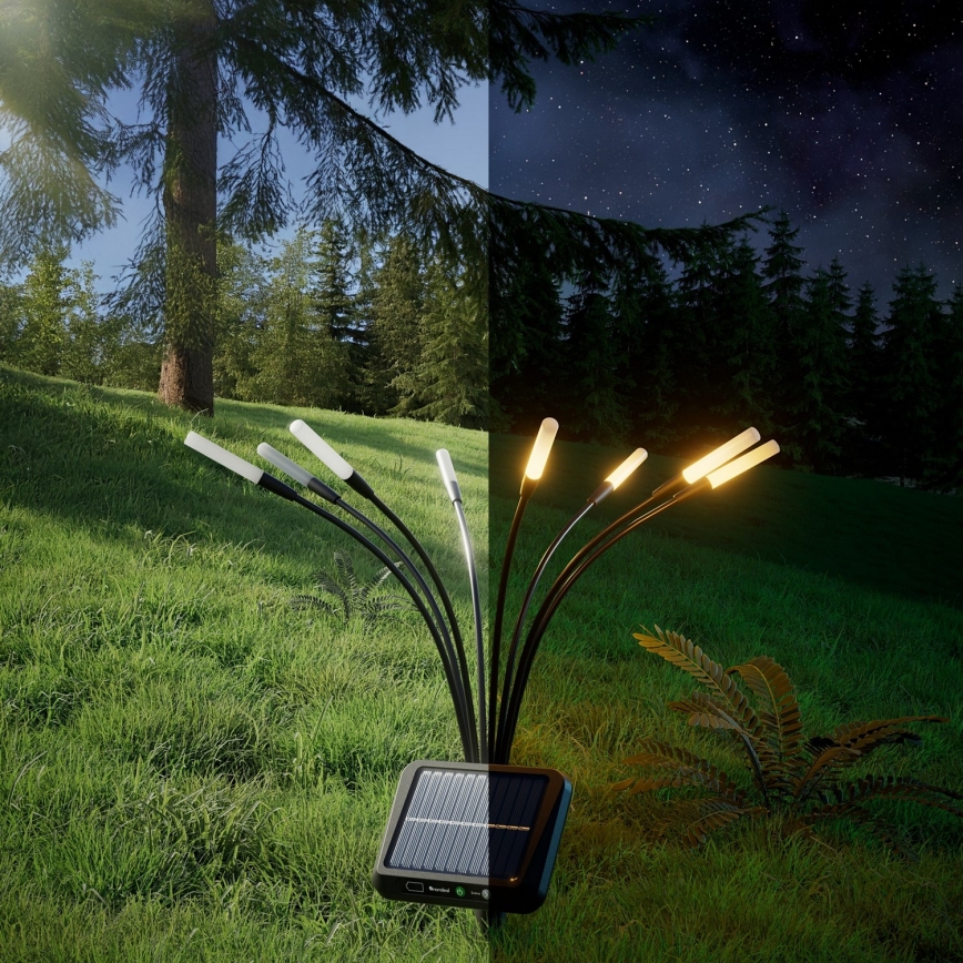 Nanoleaf - SADA 2x LED RGBW solárne lampy LED/1200 mAh IP65 + diaľkové ovládanie