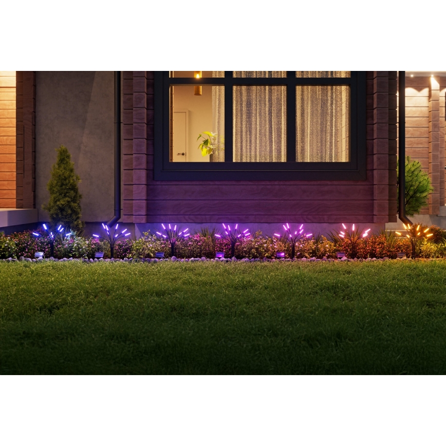 Nanoleaf - SADA 2x LED RGBW solárne lampy LED/1200 mAh IP65 + diaľkové ovládanie