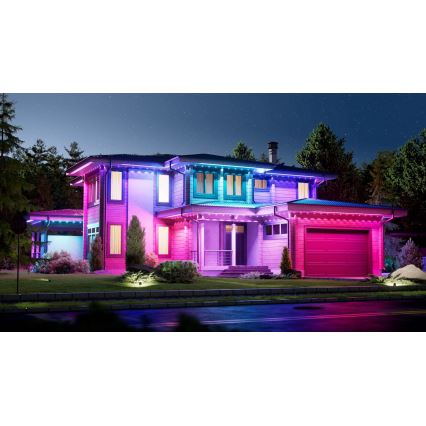 Nanoleaf - Rozširujúca sada LED RGBCW Stmievateľná vonkajšia reťaz 10xLED/7,2W/230V 5m 2200-6500K IP67 Wi-Fi