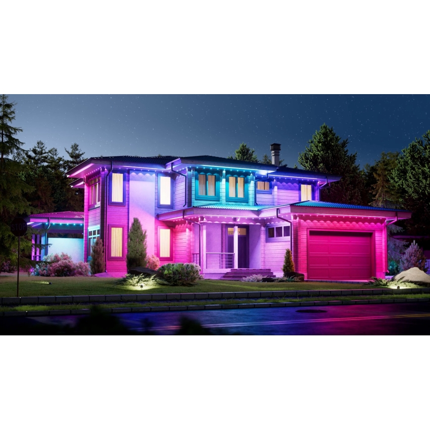 Nanoleaf - Rozširujúca sada LED RGBCW Stmievateľná vonkajšia reťaz 10xLED/7,2W/230V 5m 2200-6500K IP67 Wi-Fi