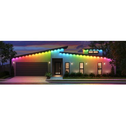 Nanoleaf - Rozširujúca sada LED RGBCW Stmievateľná vonkajšia reťaz 10xLED/7,2W/230V 5m 2200-6500K IP67 Wi-Fi