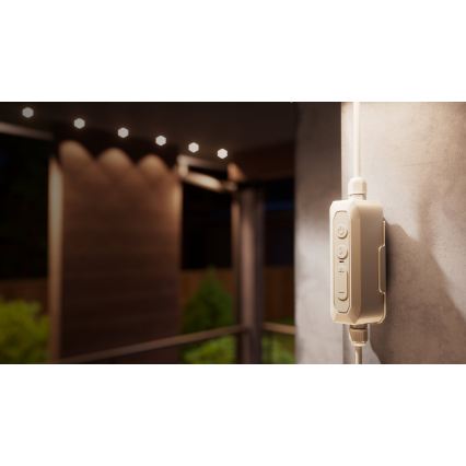 Nanoleaf - LED RGBCW vonkajší stmievateľný svetelný reťazec 30xLED/2,4W/230V 15m 2200-6500K IP67 Wi-Fi + diaľkové ovládanie