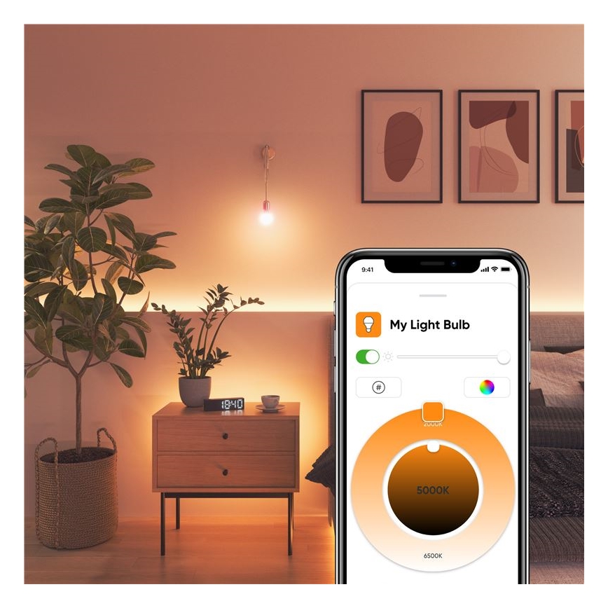 LED RGBW Stmievateľná žiarovka ESSENTIALS A60 E27/8,5W/230V CRI90 2700-6500K Wi-Fi - Nanoleaf