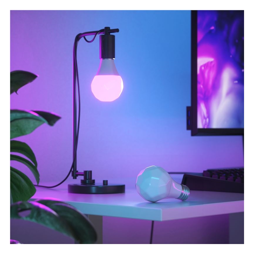 LED RGBW Stmievateľná žiarovka ESSENTIALS A60 E27/8,5W/230V CRI90 2700-6500K Wi-Fi - Nanoleaf