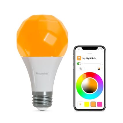 LED RGBW Stmievateľná žiarovka ESSENTIALS A60 E27/8,5W/230V CRI90 2700-6500K Wi-Fi - Nanoleaf