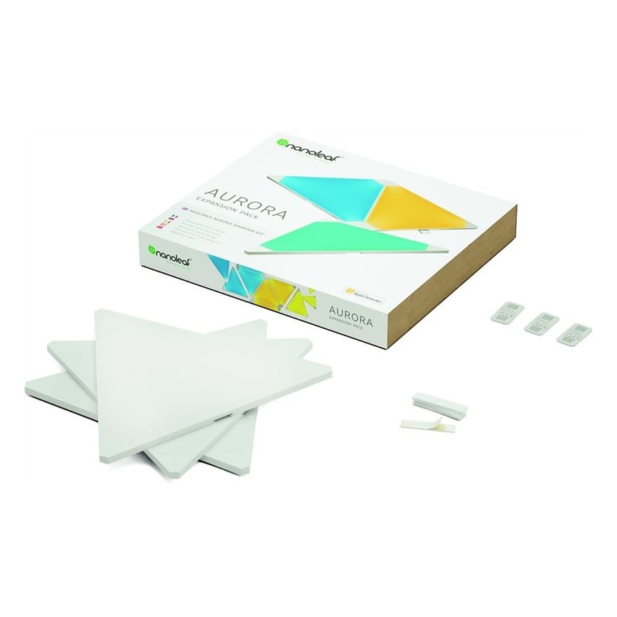 Nanoleaf - SADA 3x LED RGB Stmievateľný panel AURORA LED/2W/230V Wi-Fi