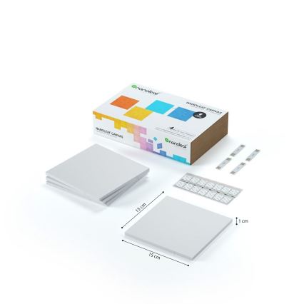 Nanoleaf - SADA 4x LED RGB Stmievateľný panel CANVAS LED/1W/230V Wi-Fi
