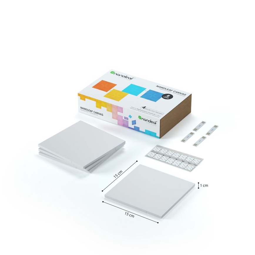 Nanoleaf - SADA 4x LED RGB Stmievateľný panel CANVAS LED/1W/230V Wi-Fi