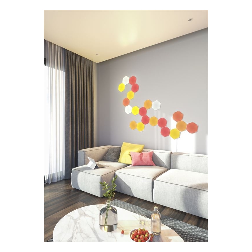 Nanoleaf - SADA 9x LED RGB Stmievateľný panel SHAPES HEXAGON LED/2W/230V 1200-6500K Wi-Fi