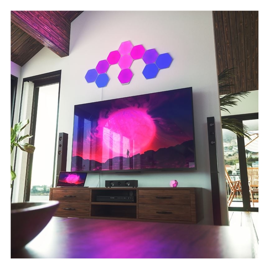Nanoleaf - SADA 9x LED RGB Stmievateľný panel SHAPES HEXAGON LED/2W/230V 1200-6500K Wi-Fi