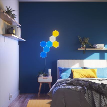 Nanoleaf - SADA 9x LED RGB Stmievateľný panel SHAPES HEXAGON LED/2W/230V 1200-6500K Wi-Fi