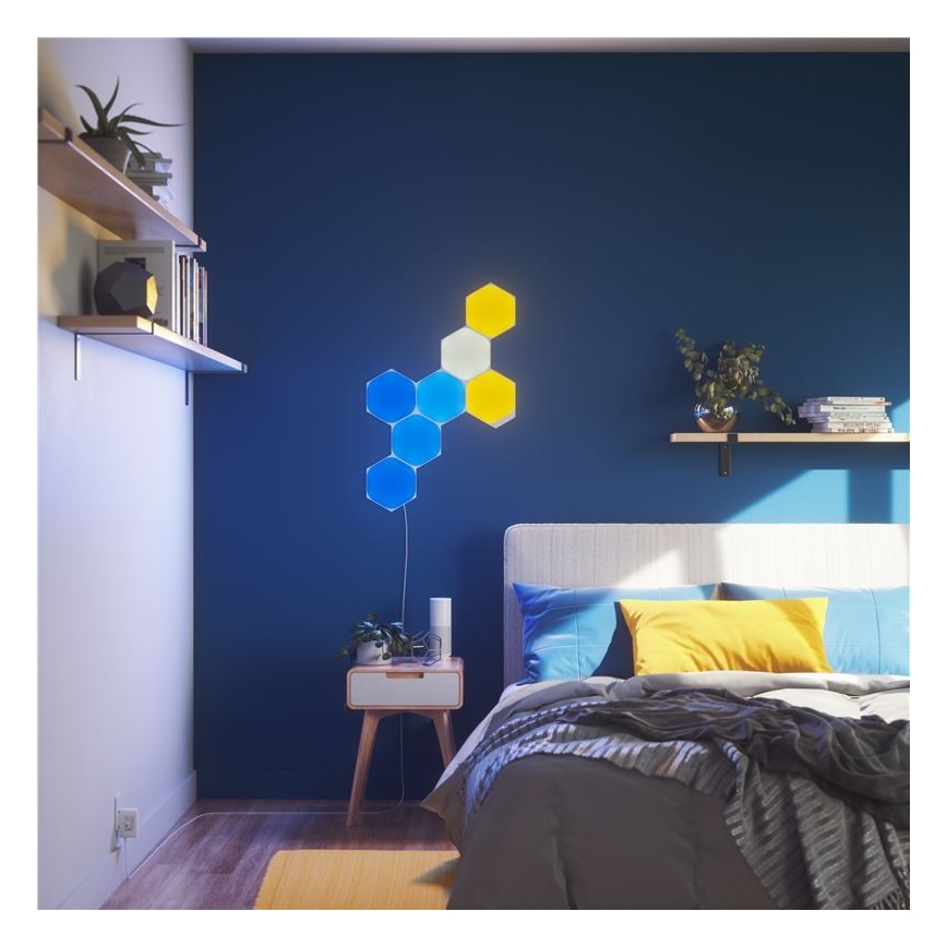 Nanoleaf - SADA 9x LED RGB Stmievateľný panel SHAPES HEXAGON LED/2W/230V 1200-6500K Wi-Fi