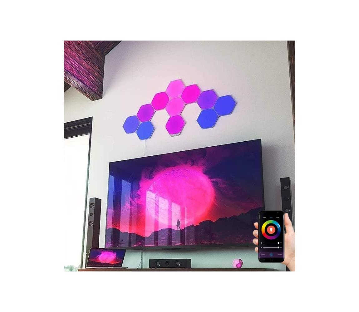 Nanoleaf Nanoleaf NL42-6002HX-15PK - SADA 15x LED RGB Stmievateľný panel LED/2W/230V