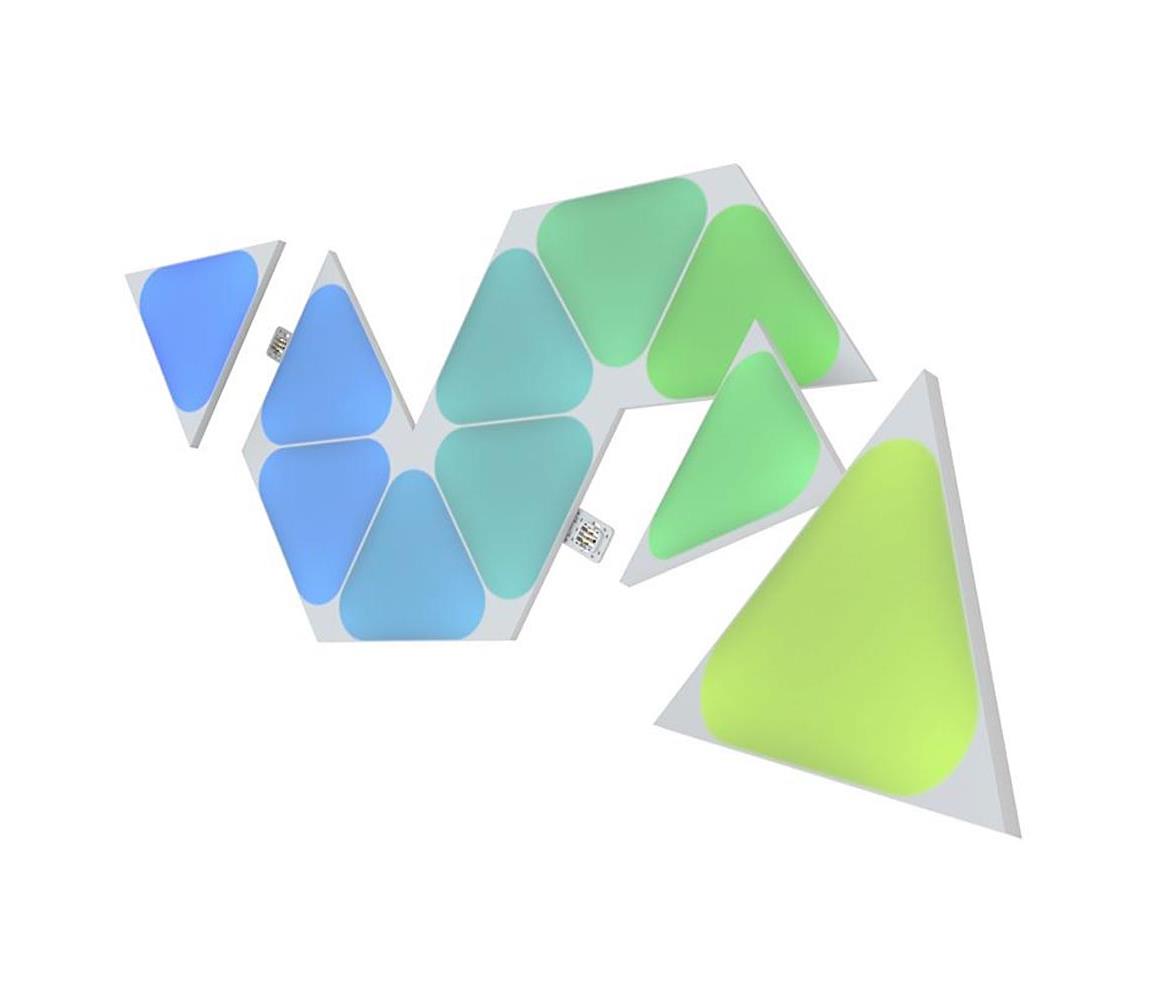 Nanoleaf Nanoleaf NL48-1001TW-10PK - SADA 10x LED RGB Stmievateľný panel TRIANGLES LED/0,5